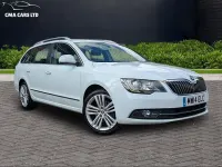 Used Skoda Superb Elegance 170 HP (125 kW) 2014 White Estate
