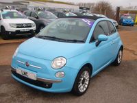 Used Fiat 500C Lounge 69 HP (50 kW) 2013 Blue Cabriolet