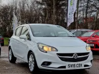 Used Vauxhall Corsa 89 HP (65 kW) 2015 White Hatchback