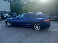 Used Mercedes C350e AMG line 293 HP (215 kW) 2017 Blue Estate