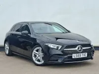 Used Mercedes A200 AMG line 163 HP (119 kW) 2019 Black Hatchback
