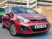 Used Kia Rio 90 HP (66 kW) 2013 Red Hatchback