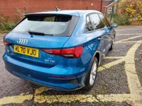 Used Audi A3 Sportback Comfort 150 HP (110 kW) 2020 Mettalic atoll blue Hatchback