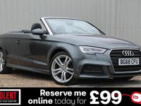 Used Audi A3 Cabriolet S-Line 150 HP (110 kW) 2018 Grey Cabriolet