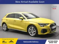 Used Audi A3 Sportback S-Line 204 HP (150 kW) 2021 Yellow Hatchback