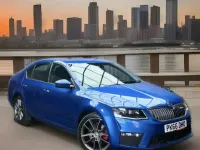 Used Skoda Octavia vRS 2016 Blue Estate