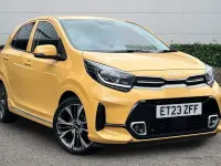 Begagnad Kia Picanto GT-Line 67 HK (49 kW) 2023 Gul Halvkombi