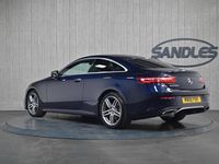 Used Mercedes E220 AMG Line Premium 194 HP (142 kW) 2018 Blue Coupe