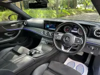 Used Mercedes E220 AMG line 2018 Black Coupe