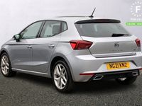 used Seat Ibiza HATCHBACK 1.0 TSI 95 FR [EZ] 5dr [Bluetooth audio streaming with handsfree system,Cruise control,Steering wheel mounted controls,Coming/leaving home lighting function,Electrically adjustable and heated door mirrors,Leather multifunction flat bo