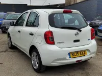 Used Nissan Micra Visia 79 HP (58 kW) 2015 White Hatchback