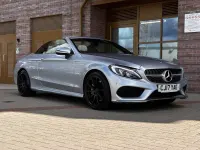 Second-hand Mercedes C300 AMG Line Premium Plus 245 CP (180 kW) 2017 Argintiu Cabrio