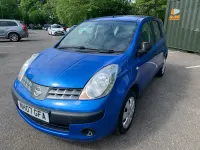 Used Nissan Note S 87 HP (63 kW) 2007 Blue Hatchback