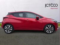 Używany Nissan Micra Tekna 92 KM (67 kW) 2021 Czerwony Hatchback