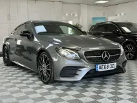 Used Mercedes E220 AMG line 194 HP (142 kW) 2018 Grey Coupe