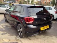 Used VW Polo Match 95 HP (69 kW) 2021 Black Hatchback