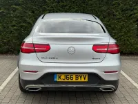 Second-hand Mercedes GLC220 AMG line 170 CP (125 kW) 2017 Argintiu Coupe