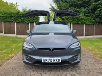 Używany Tesla Model X Long Range AWD 397 kW (541 KM) 2020 Szary SUV