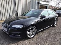 Used Audi A4 S-Line 150 HP (110 kW) 2017 Black Estate
