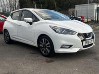 Used Nissan Micra Acenta 90 HP (66 kW) 2018 White Hatchback