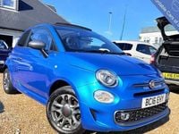 Used Fiat 500C S 69 HP (50 kW) 2016 Blue Cabriolet