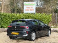 Used Vauxhall Astra Design Edition 130 HP (95 kW) 2022 Black Hatchback