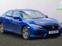 Used Honda Civic SE 126 HP (92 kW) 2021 Blue Hatchback