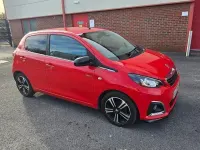 Used Peugeot 108 GT-line 82 HP (60 kW) 2017 Red Hatchback