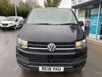 Used VW T6 Highline 101 HP (74 kW) 2018 Black Van