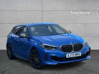 Used BMW M135 Shadowline 306 HP (225 kW) 2024 Blue Hatchback