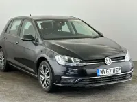 Used VW Golf VII SE 125 HP (91 kW) 2017 Black Hatchback