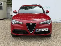 Used Alfa Romeo Stelvio 280 HP (205 kW) 2018 Red SUV