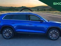 Used Skoda Kodiaq SE L Executive 150 HP (110 kW) 2022 Race blue metallic SUV