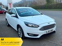 Used Ford Focus Zetec 120 HP (88 kW) 2018 White Estate
