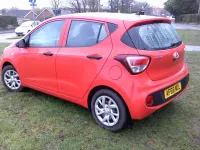 Begagnad Hyundai i10 67 HK (49 kW) 2018 Röd Halvkombi