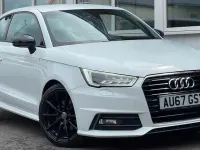 Used Audi A1 S-Line 125 HP (91 kW) 2017 White Hatchback