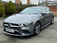 Usado Mercedes A200 AMG line 2018 Cinzento Citadino