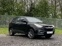 Begagnad Hyundai ix35 2014 Svart SUV