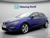 Used Seat Leon FR 131 HP (96 kW) 2020 Blue Hatchback