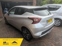 Begagnad Nissan Micra N-Connecta 90 HK (66 kW) 2017 Silver Halvkombi