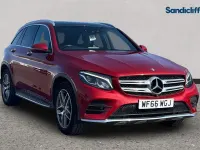 Used Mercedes GLC220 AMG Line Premium 170 HP (125 kW) 2019 Red SUV