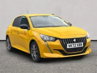 Used Peugeot 208 Active+ 75 HP (55 kW) 2022 Yellow Hatchback