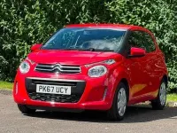 Used Citroën C1 Feel 68 HP (50 kW) 2017 Red Hatchback