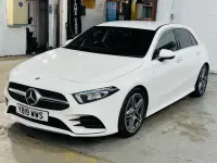 Used Mercedes A200 AMG line 150 HP (110 kW) 2019 White Hatchback