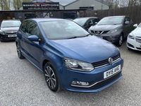 Used VW Polo SE 60 HP (44 kW) 2015 Blue Hatchback