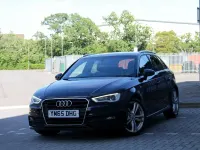 Used Audi A3 Sportback S-Line 2016 Black Hatchback