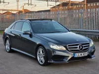Usado Mercedes E220 AMG 2014 Cinzento Sedan