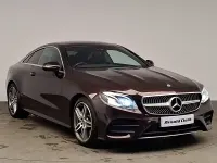 Used Mercedes E220 AMG Line Premium 194 HP (142 kW) 2020 Red Coupe