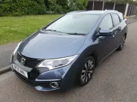 Used Honda Civic SR 120 HP (88 kW) 2016 Blue Estate