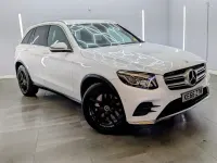 Used Mercedes GLC220 AMG line 170 HP (125 kW) 2017 White SUV